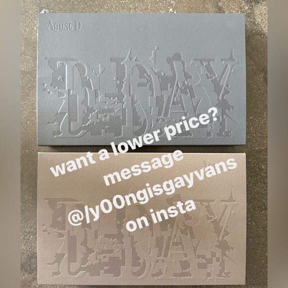 Agust D D-Day Album Set WITH random PCs (ver. 1 & 2) - Picture 8 of 8